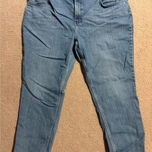 Lee Skinny Straight Medium Light Wash Jeans Size 22W